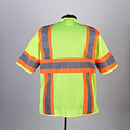 Safety Vest, ANZI Class 3, Mesh with zipper (Med - 5XL) Green